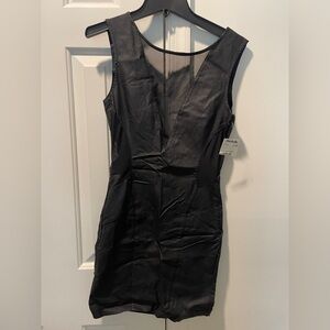 Caribbean Queen Black Mesh Mini-Dress 🖤